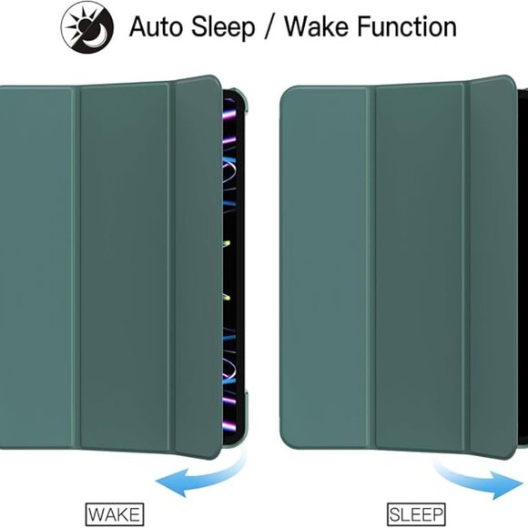 JETech Case for iPad Pro 11-Inch (2022/2021/2020/2018) – Slim Smart Cover - Picture 2 of 4